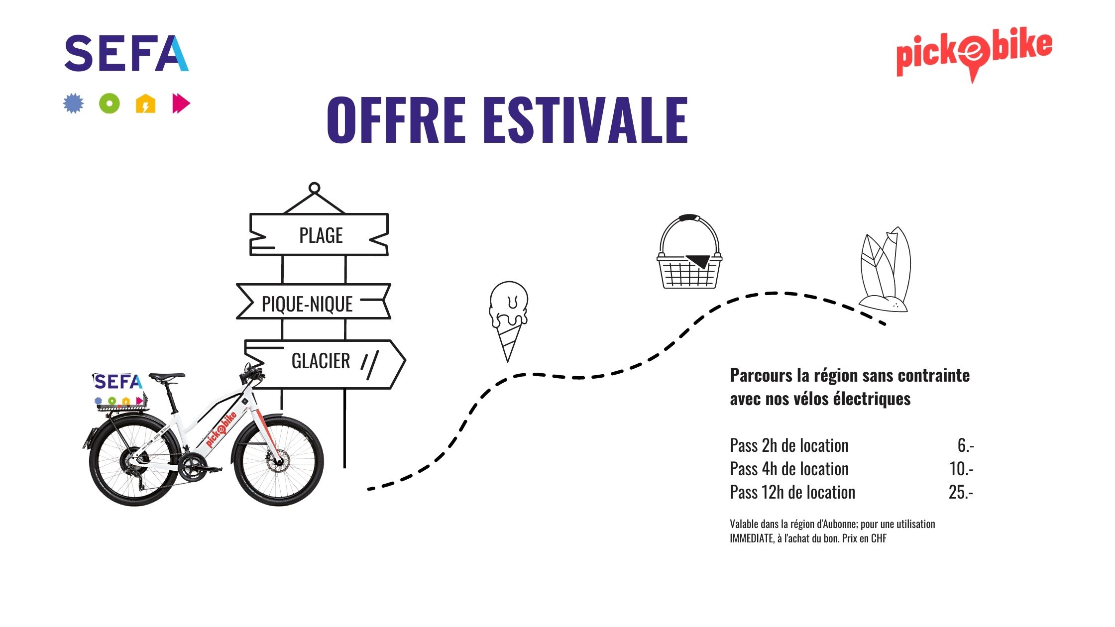 Visuel Offre Pick e Bike estivale